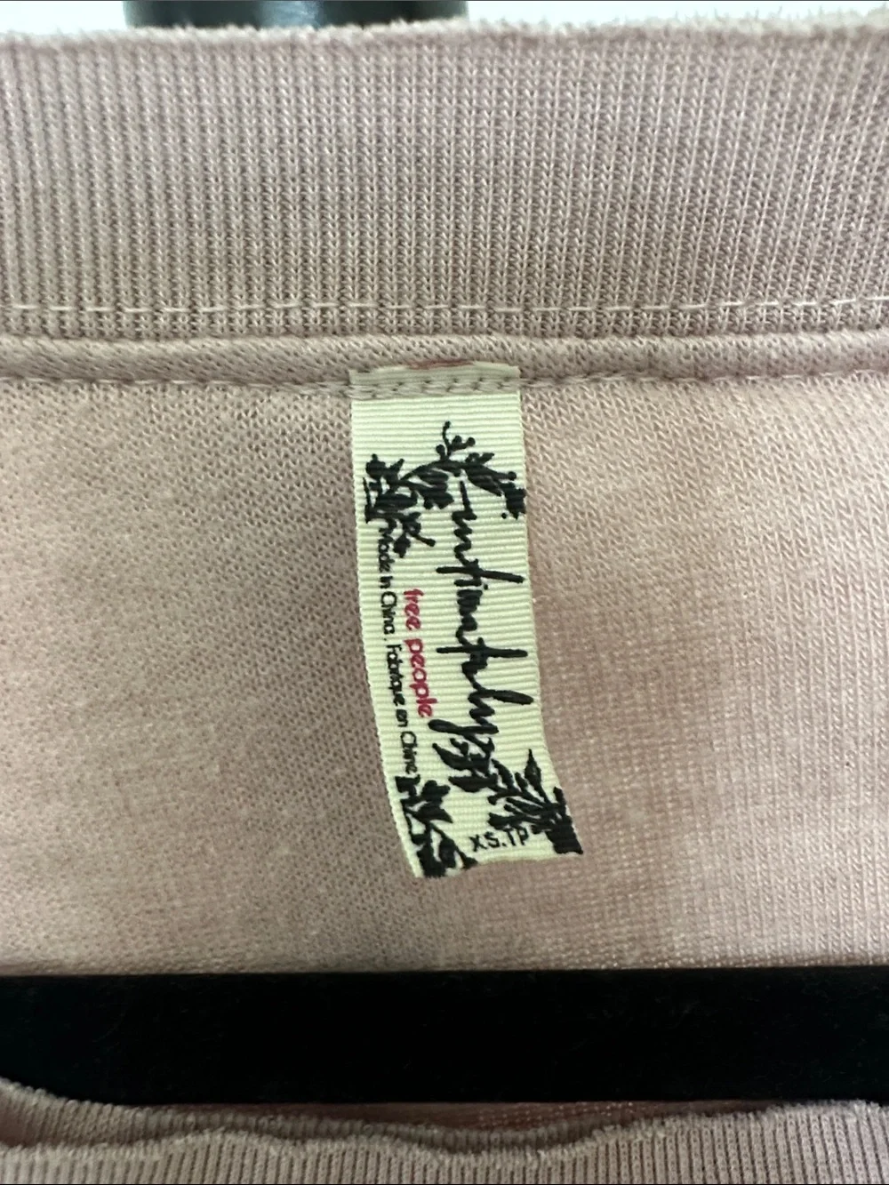 Free People plush crewneck